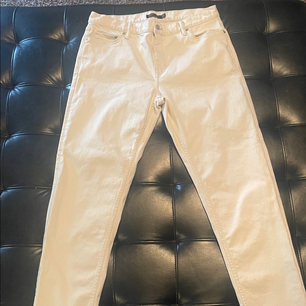 Mens Banana Republic Creme/Tan jeans